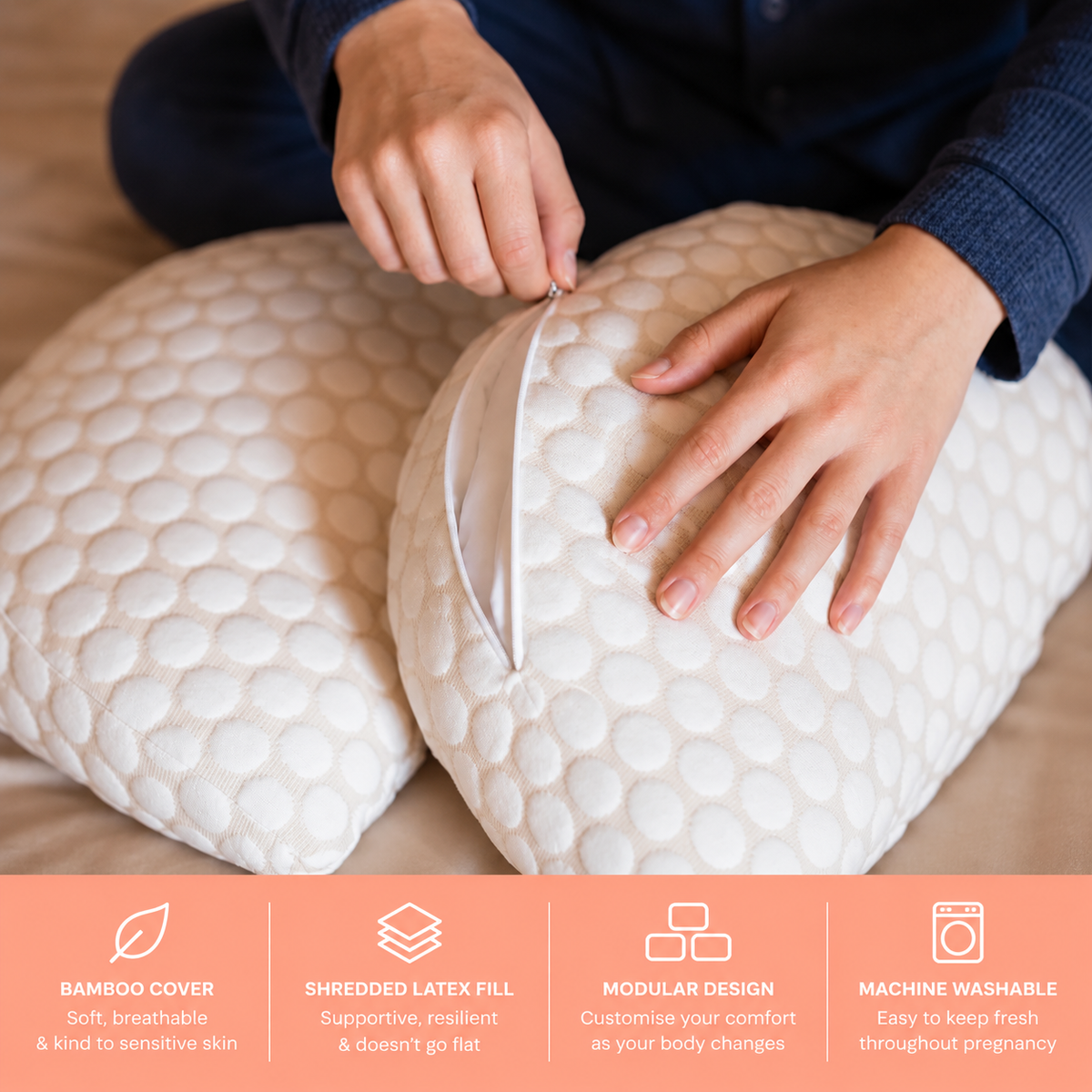 Mell and Kin Pregnancy Pillow