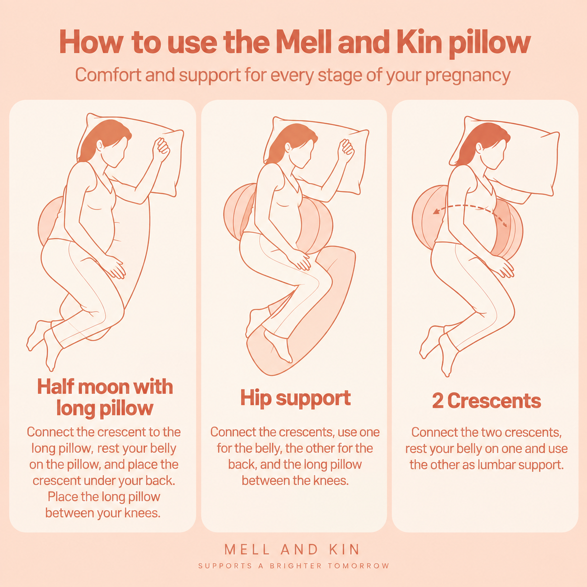 Mell and Kin Pregnancy Pillow